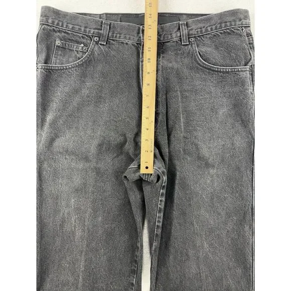 Marithe Francois Girbaud VTG Jeans Men 36x31 Black Baggy Wide Leg Y2K 90s Skater